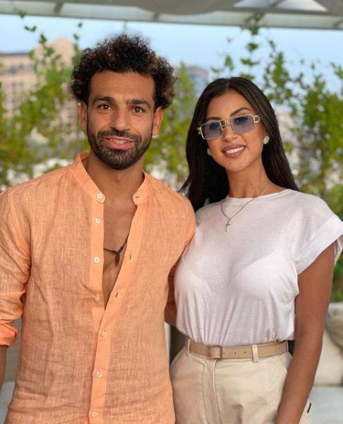 محمد صلاح وسونيا جرجس