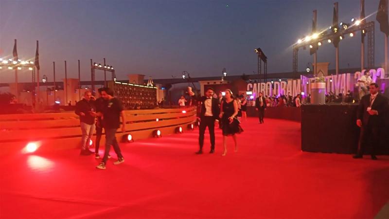 نجوم الفن على ريد كاربت افتتاح مهرجان القاهرة للدراما