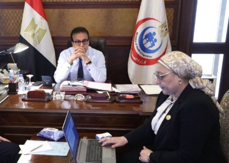 وزير الصحة يناقش خطة تطوير المعامل المركزية للارتقاء بجودة الخدمات المقدمة للمواطنين 
