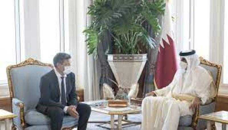 أمير قطر يبحث مع المستشار الألماني ملف الطاقة