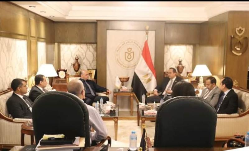 الدكتور أحمد السبكي خلال اللقاء 