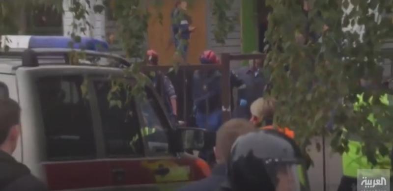 لقطات حية من موقع إطلاق نار على مدرسة روسية «فيديو»