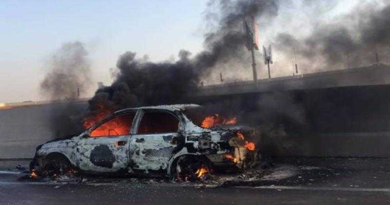 تفحم 7 سيارات ملاكي في حريق جراج بالجيزة
