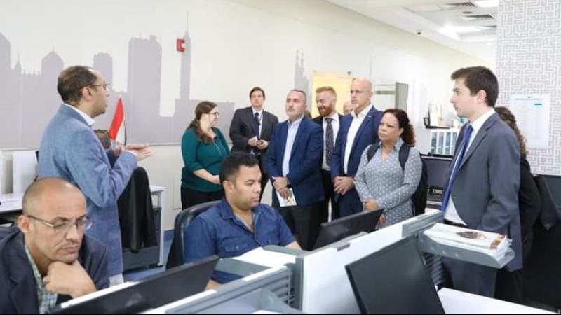 الوفد الأمريكي بمرصد الأزهر