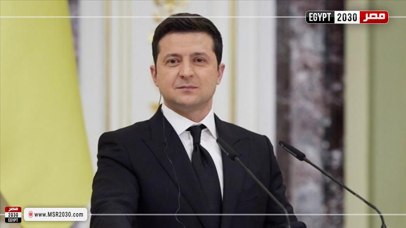 الرئيس الأوكراني،فولوديمير زيلينسكي