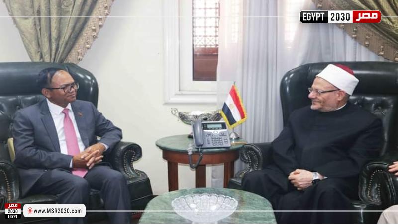مفتي الجمهورية وسفير كمبوديا