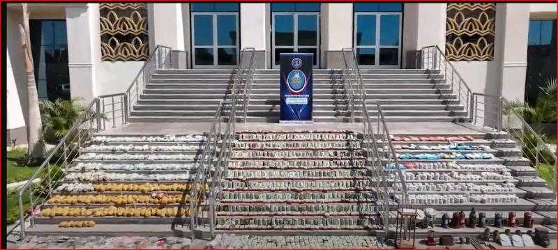 الداخلية: ضبط كميات من المخدرات بقيمة 221 مليون جنيه خلال شهر