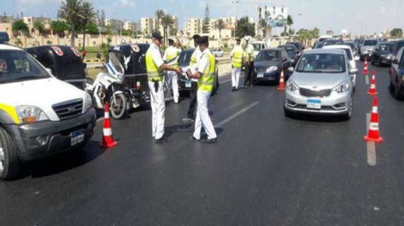 حملات مرورية بشوراع القاهرة