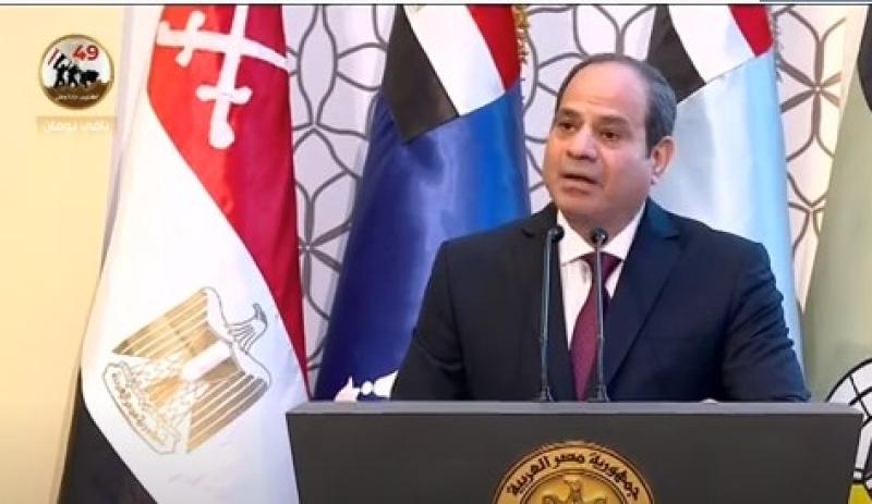 السيسي: تحية لروح السادات بطل الحرب والسلام «فيديو»