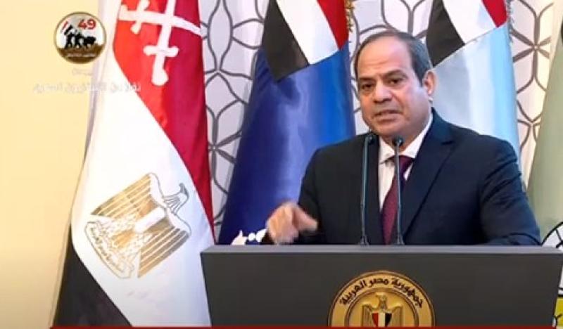 السيسي: الجمهورية الجديدة معجزة العبور الآمن «فيديو»