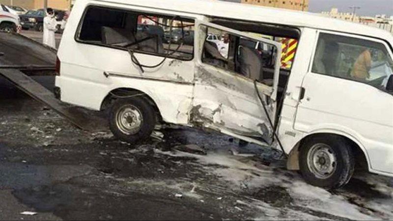 حادث تصادم سيارتين