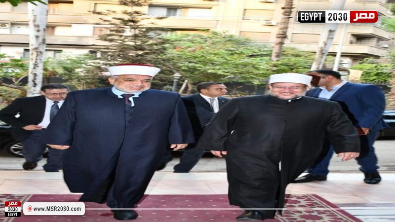 وزيرا أوقاف مصر والأردن 