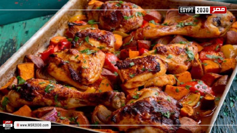 صنية بطاطس بالفراج
