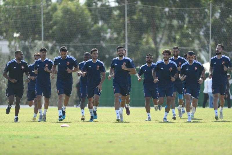 دوري أبطال إفريقيا| الأهلي يؤدي مرانه الأول على ملعب المرادي بسوسة
