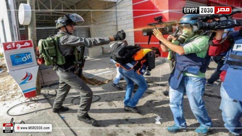 التعدي على الصحفيين الفلسطينين