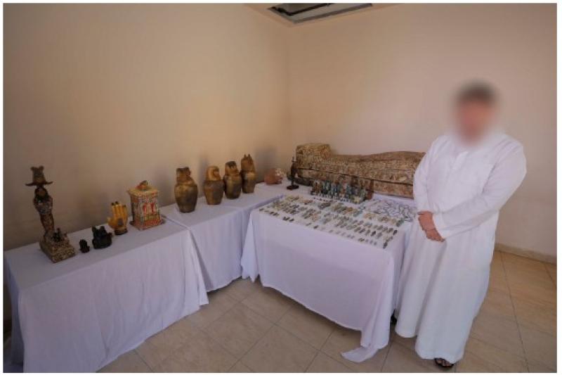 حبس متهم لإتجاره في 295 قطعة أثرية بمركز ميت غمر