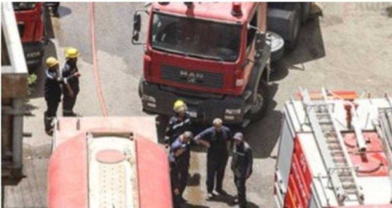 ماس كهربائي وراء حريق مصنع أقمشة في أوسيم