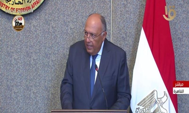 شكري: حكومة الوحدة الوطنية في طرابلس لايحق لها التوقيع على اتفاقات دولية