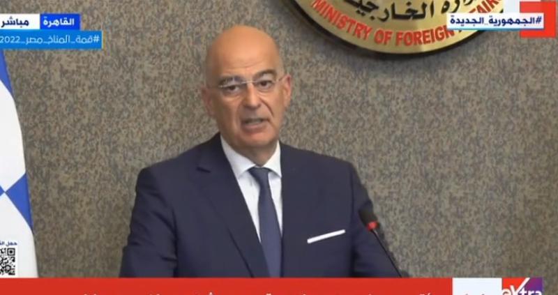 وزير الخارجية اليوناني: «نشعر بالقلق حيال الأفعال التي تهدد استقرار ليبيا»