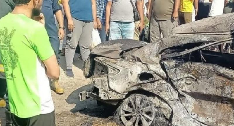 التحقيق في مصرع شخصين بحادث تصادم سيارتين ملاكي بالسلام