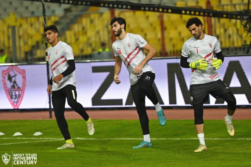 تدريبات بدنية لبدلاء الزمالك والمستبعدين أمام فلامبو البوروندي