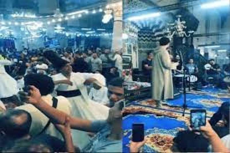 احتفالات المولد النبوي داخل مسجد أبو العلا