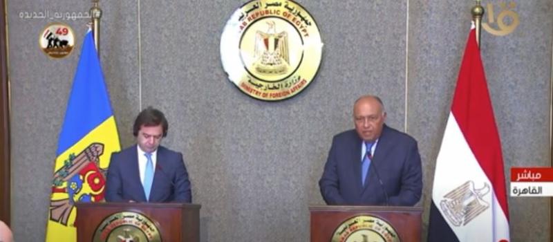 سامح شكري: توقيع 3 اتفاقيات تعاون مع دولة مولودوفا