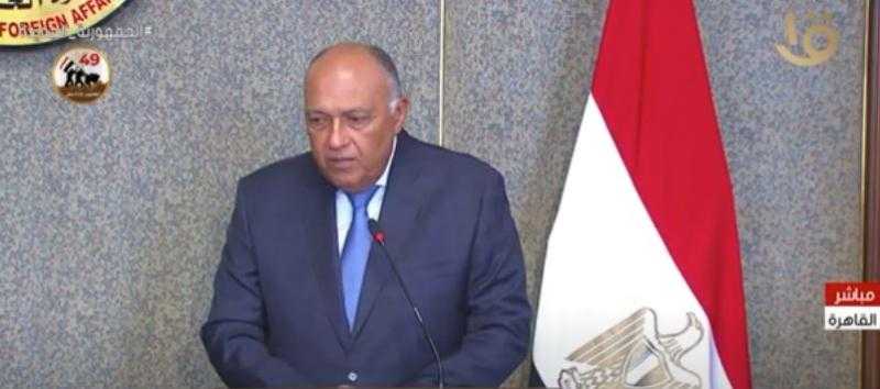 شكري يكشف أبرز الملفات التي ناقشها مع وزير خارجية مولودوفا «فيديو»