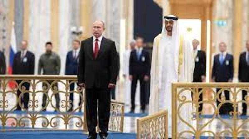 مباحثات بين الرئيس الروسي ونظيره الإماراتي لضمان علاقات الصداقة بين البلدين