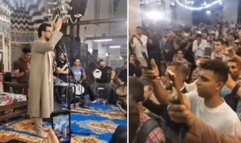 «مُنكر لا يجوز».. عبد الله رشدي يفتح النار على مصطفى عاطف بعد حفله في المسجد