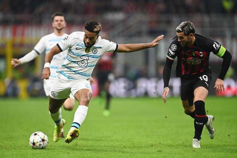 ميلان يخسر من تشيلسي في دوري أبطال أوروبا