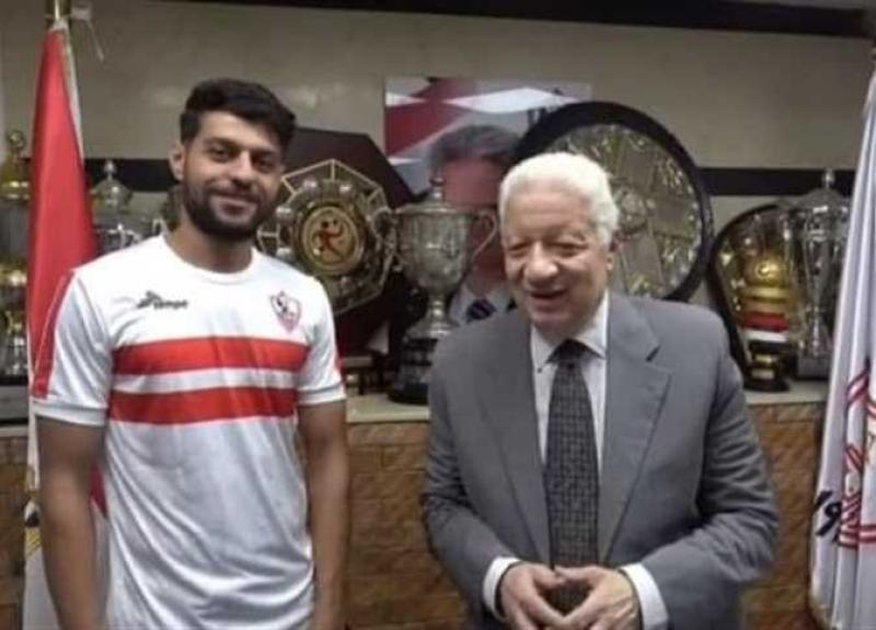 مرتضى منصور ومصطفى شلبي