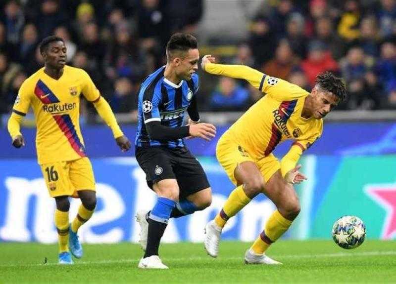 موعد مباراة برشلونة وإنتر ميلان في دوري الأبطال والقنوات الناقلة