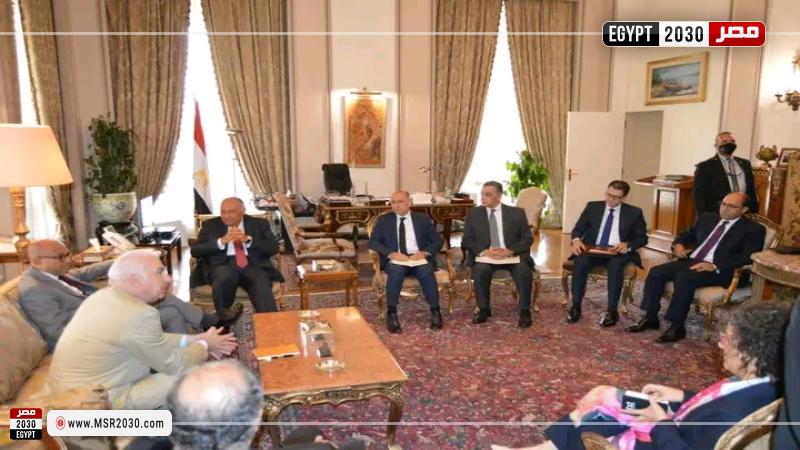 سامح شكري يستقبل السكرتير التنفيذي لاتفاقية الأمم المتحدة الإطارية لتغير المناخ 