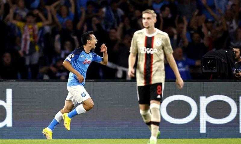 مجموعة ليفربول.. نابولي يصعد لدور الـ 16 بعد اكتساحه أياكس في أبطال أوروبا