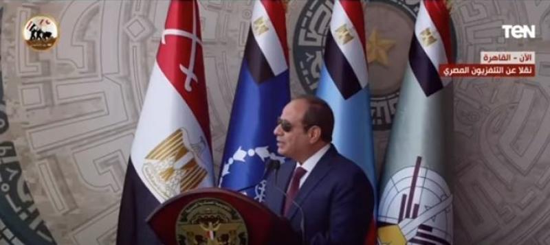 السيسي: «هنعبر كل المصاعب بفضل الله واحنا واقفين على أرض صلبة» - فيديو