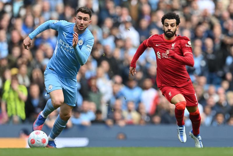 محمد صلاح و ايميريك لابورت