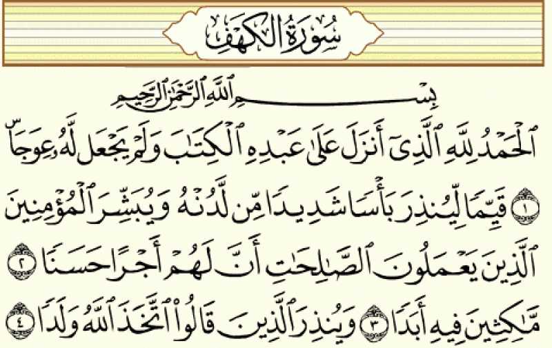 بيت لا يدخله الشيطان.. فضل قراءة سورة الكهف يوم الجمعة