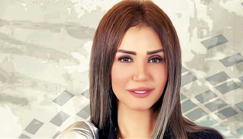 جلسة تصوير للفنانة إيناس عز الدين