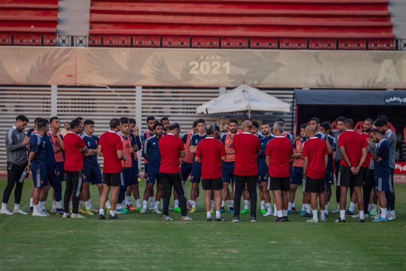 الأهلي يختتم تدريباته استعدادًا لمباراة الاتحاد المنستيري