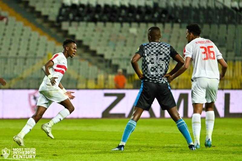 لاعبو فلامبو يهنئون الزمالك بالتأهل لدور المجموعات الإفريقي