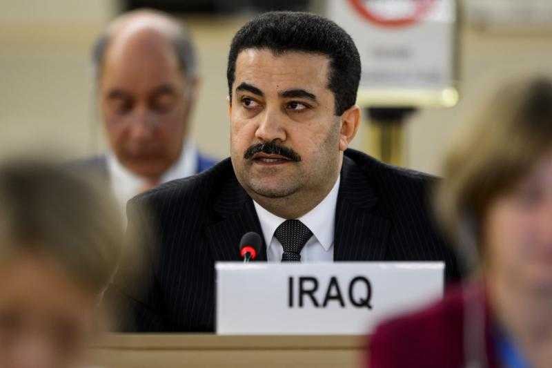 رئيس الوزراء العراقى يؤكد أهمية إعادة توطين النازحين وحسم ملف مخيم الهول