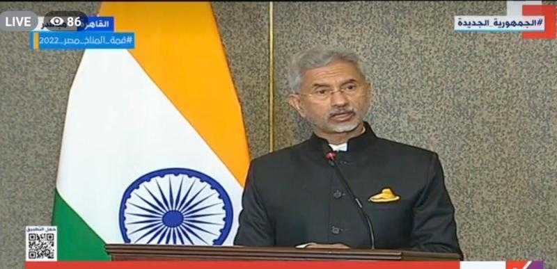 وزير الخارجية الهندي: نتطلع لتنمية مستوى العلاقات مع مصر