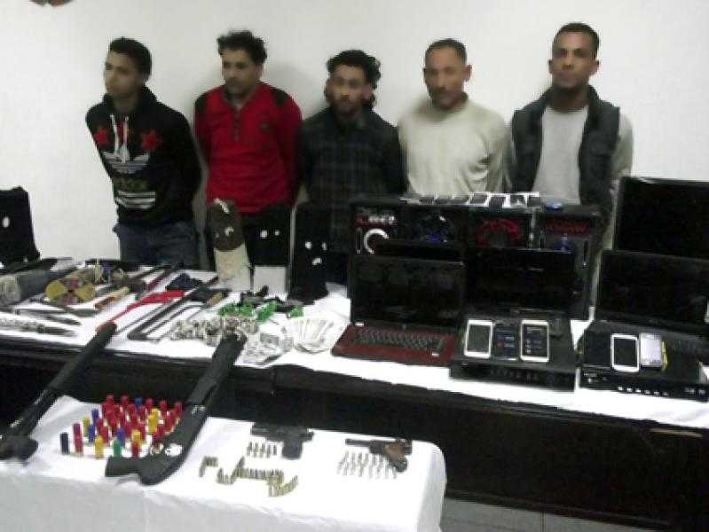 ضبط 9 تشكيلات عصابية ضموا 28 متهما اعترفوا بارتكاب 14 حادثا