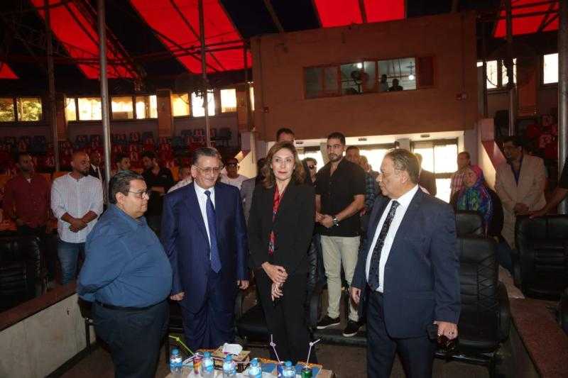 وزيرة الثقافة تفتتح المرحلة الأولى من تطوير سيرك العجوزة