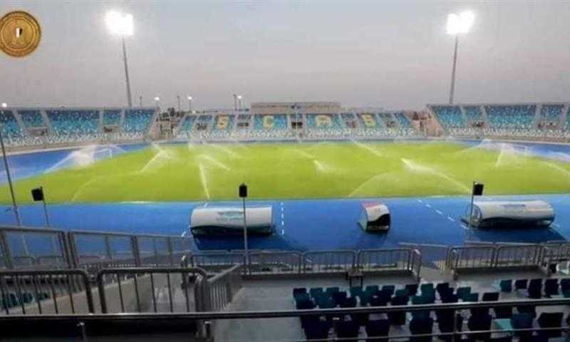 استاد هيئة قناة السويس الجديد يتأهب لاستقبال البطولات المحلية والعالمية