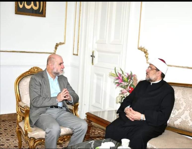 وزير الأوقاف وقاضي قضاة فلسطين 