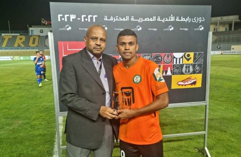 بامبو أفضل لاعب في مباراة البنك الأهلي وفاركو في الدوري المصري