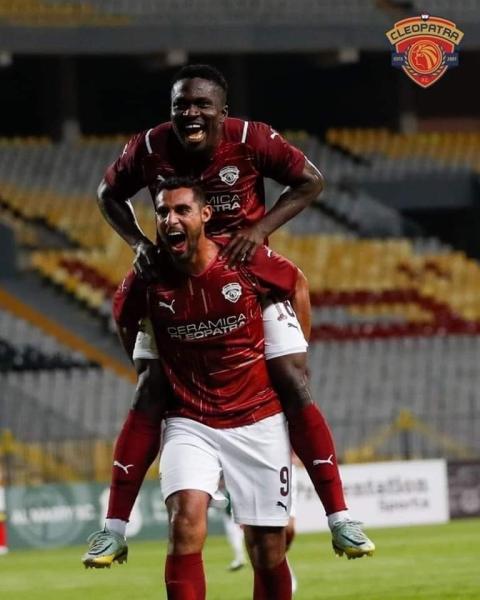 سيراميكا كليوباترا يقسو على المصري بثلاثية نظيفة في الدوري