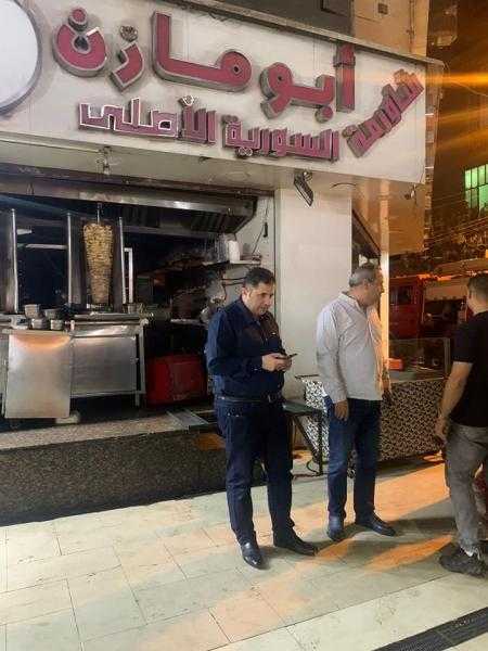 السيطرة على حريق بمطعم أبو مازن السوري بدون خسائر في الأرواح
